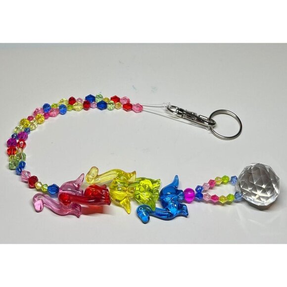 Dinosaur Beaded Suncatcher Rearview Mirror Charm Crystal Prism Car Charm - Picture 7 of 10